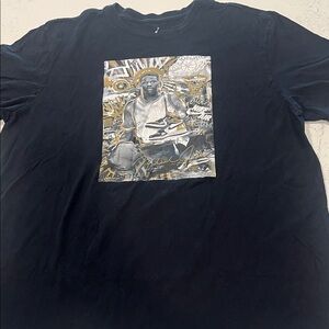Men's Black Graphic T-Shirt